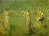 Thomas Wilmer Dewing The Garland painting